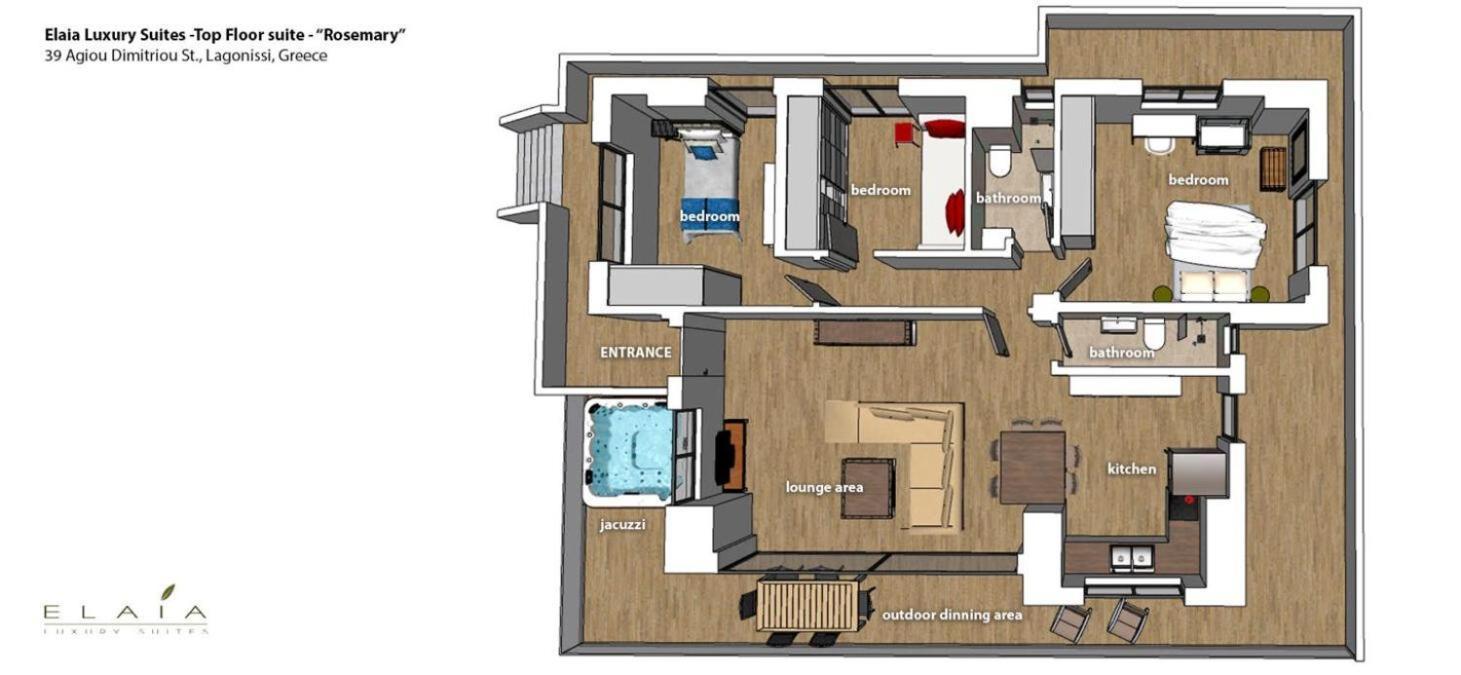 Elaia Luxury Suites Lagonisi Ngoại thất bức ảnh